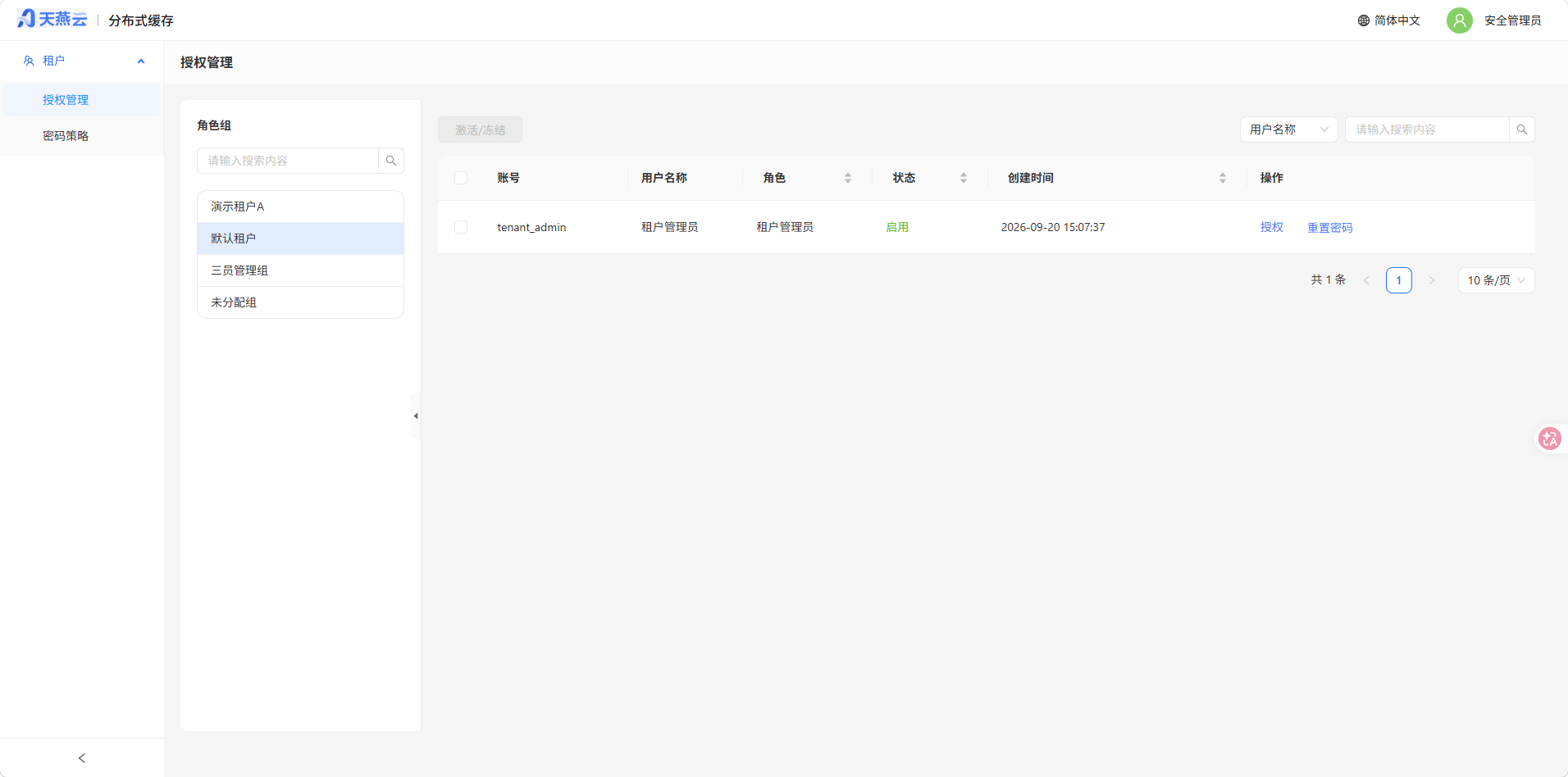 授权管理