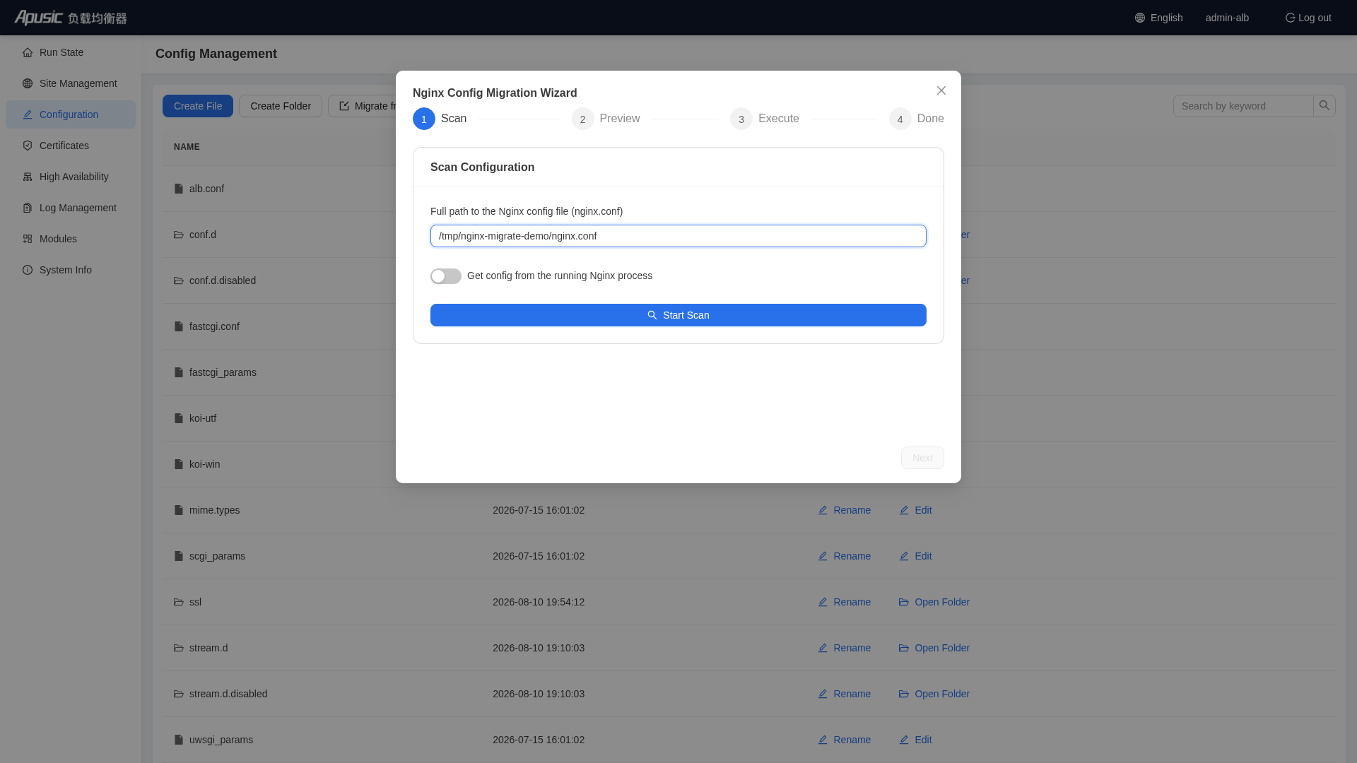 Migrate from Nginx