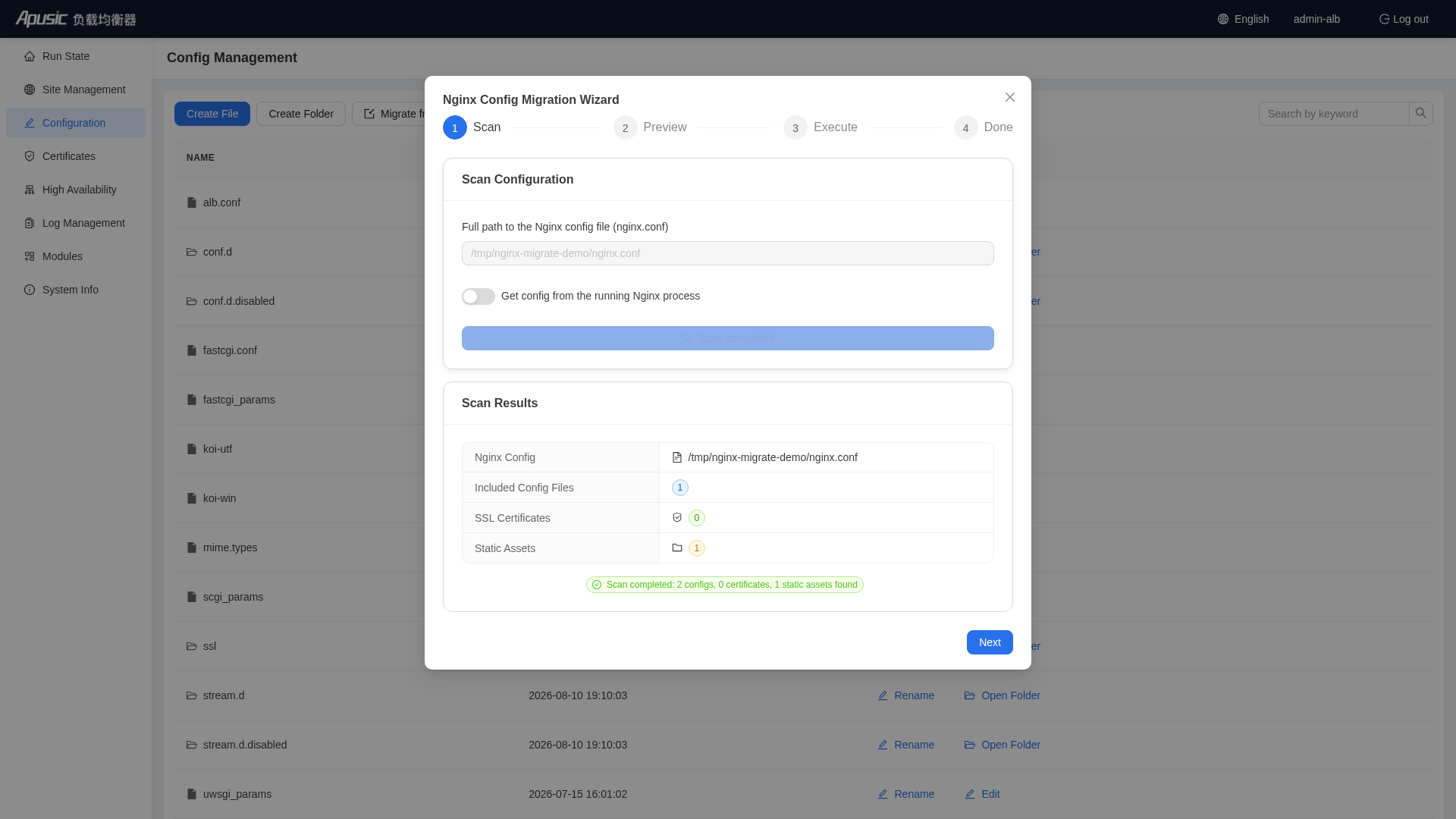 Migrate from Nginx